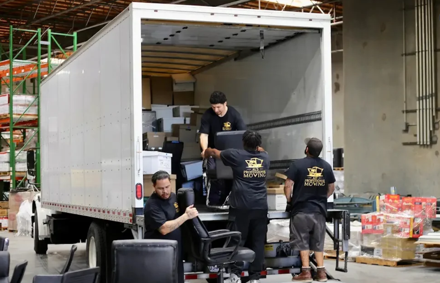 Al's Professional Moving crew and moving truck