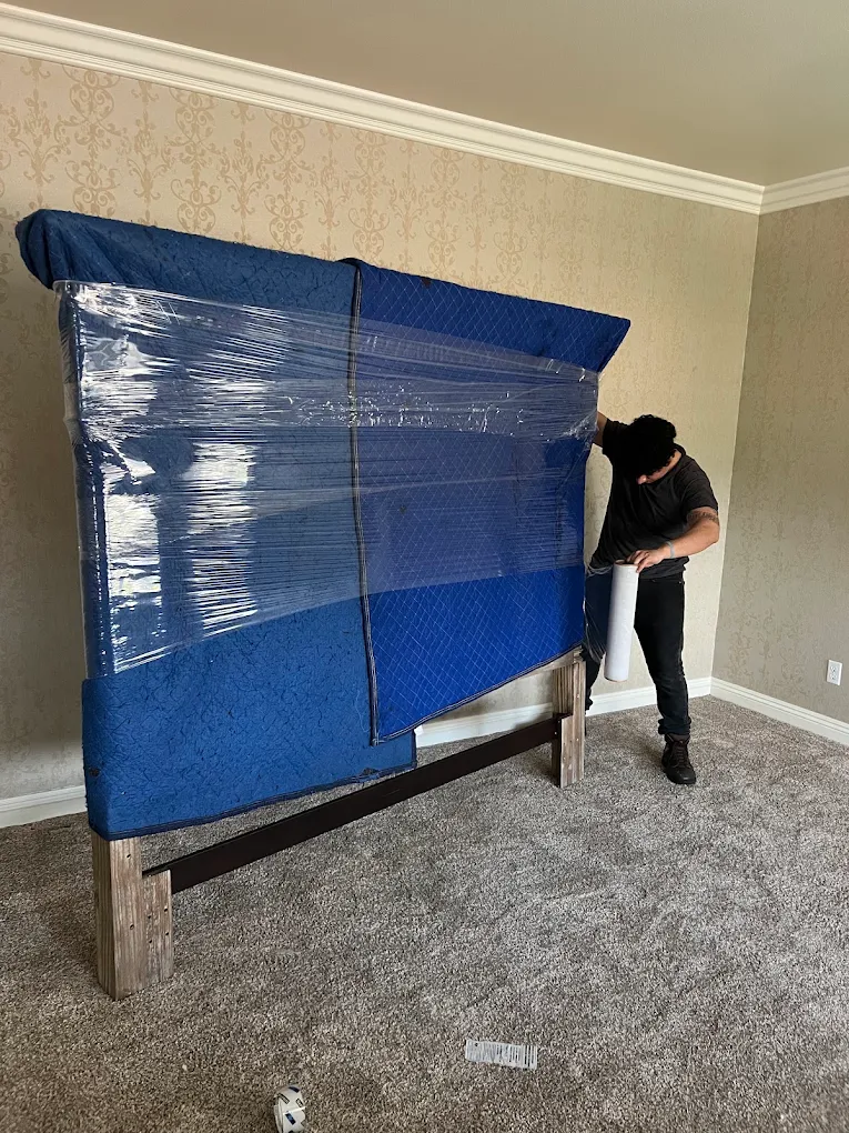 Protected furniture moving service