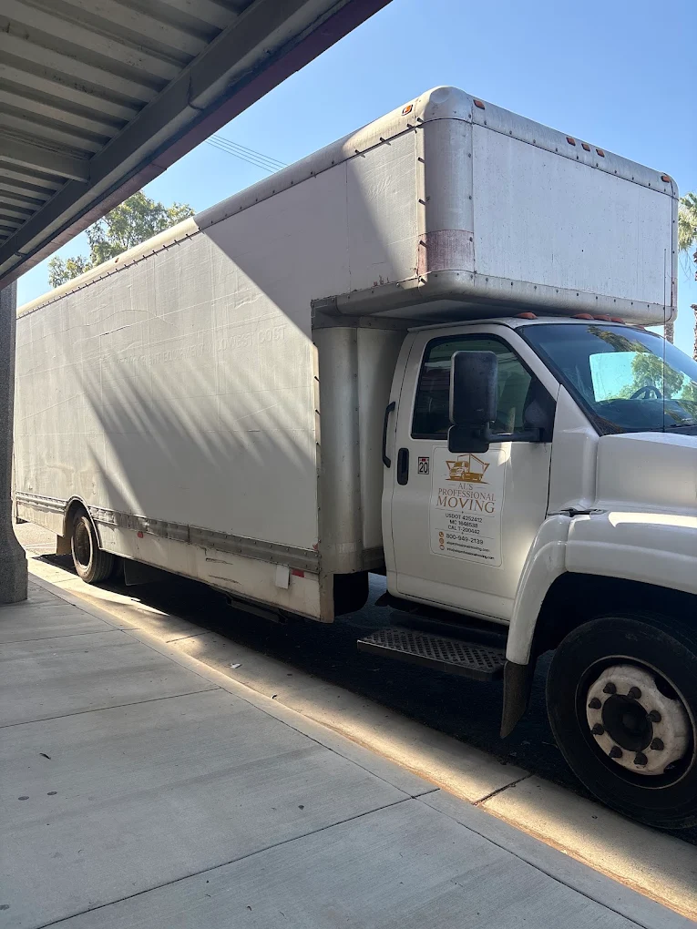 Professional moving truck